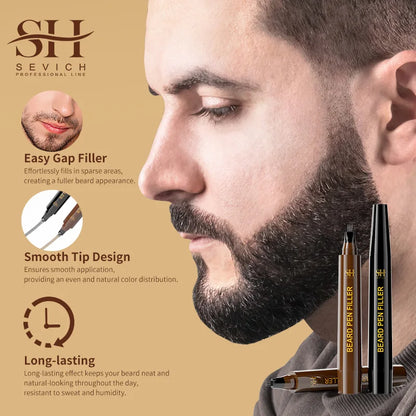 Waterproof Beard Filler Pen for Men | Moustache & Beard Coloring Tool
