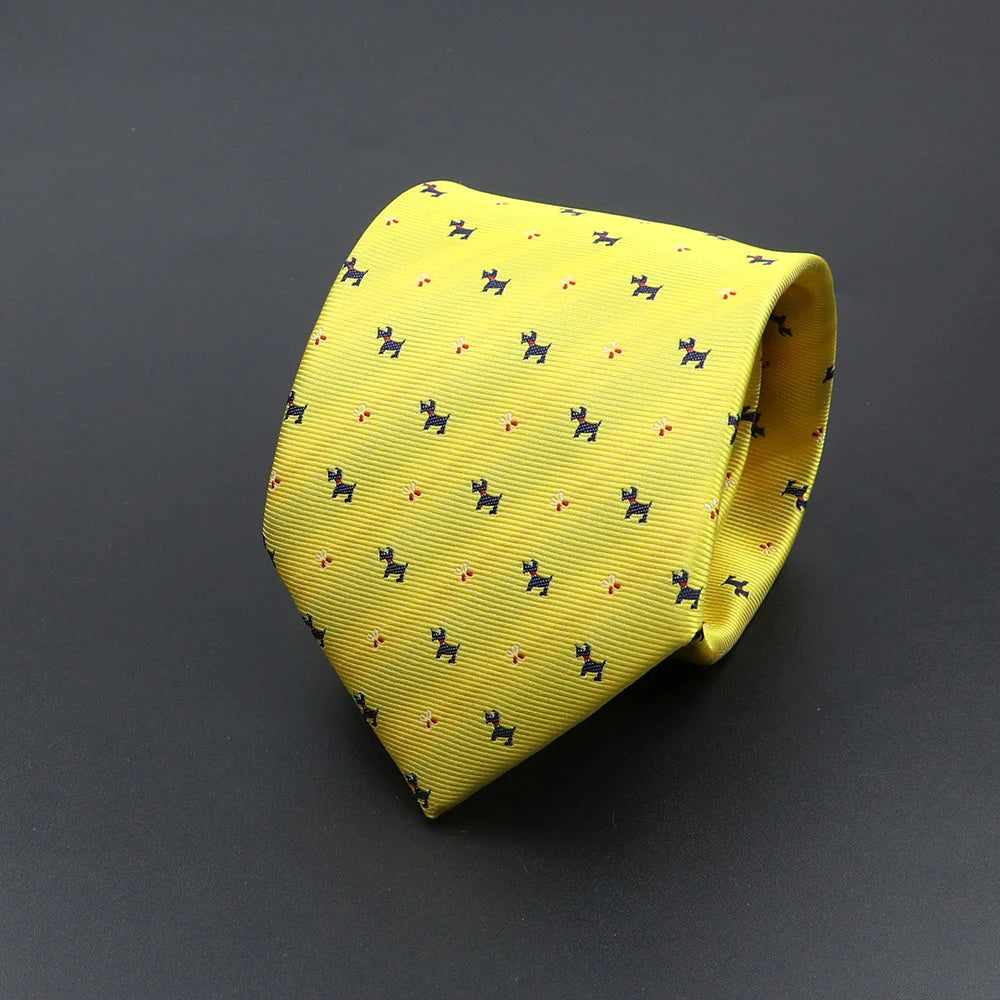Men’s Novelty Polyester Tie – Bold Style, Classic Fit