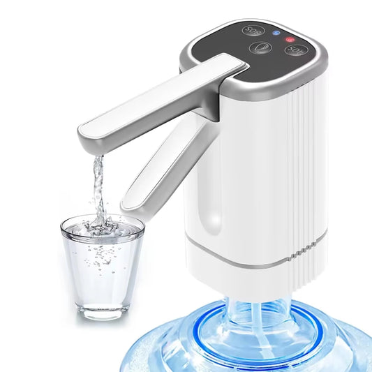 Automatic Electric Water Bottle Pump – USB Rechargeable Dispenser for 5-Gallon Bottles