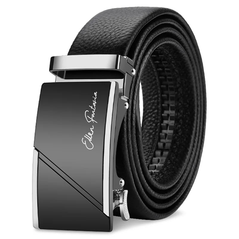 OYIFAN Men’s Genuine Leather Automatic Belt