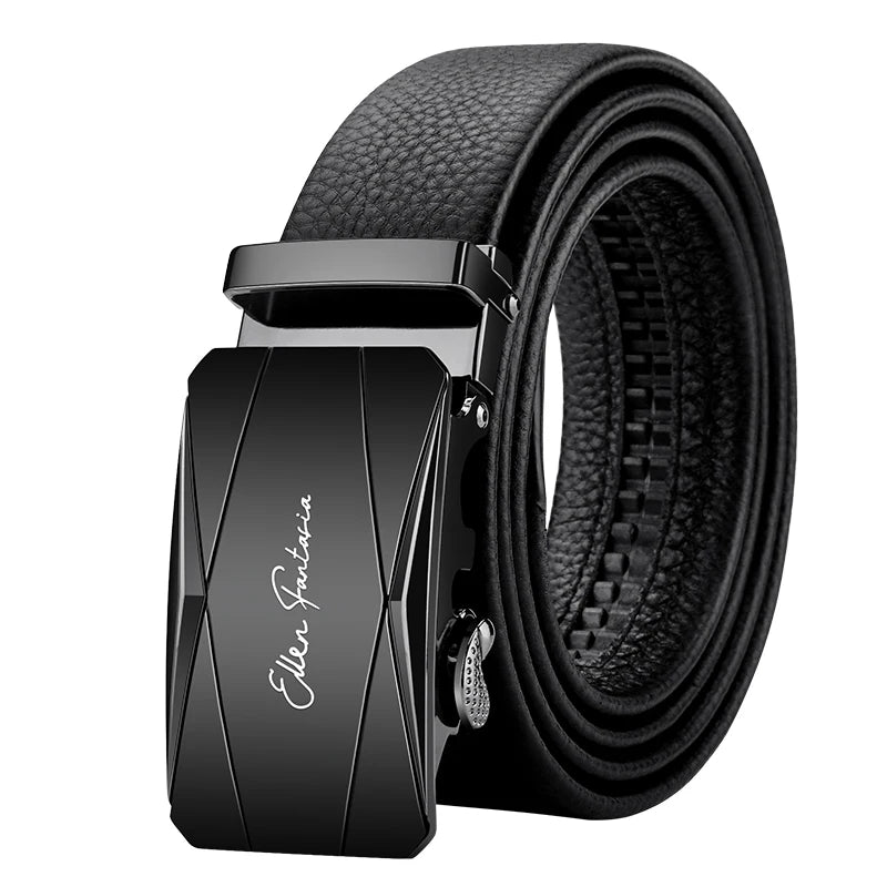 OYIFAN Men’s Genuine Leather Automatic Belt