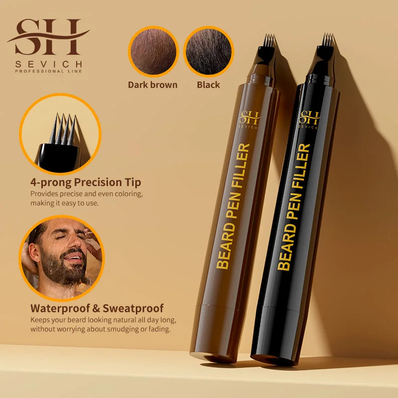 Waterproof Beard Filler Pen for Men | Moustache & Beard Coloring Tool