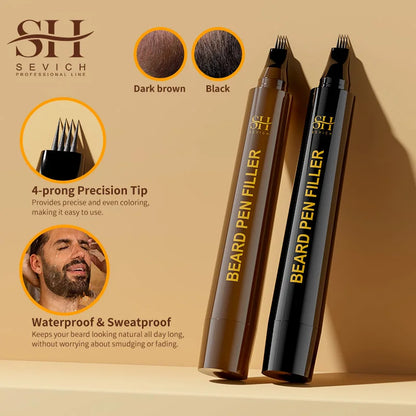 Waterproof Beard Filler Pen for Men | Moustache & Beard Coloring Tool