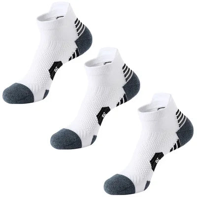 3 Pairs Non-Slip Quick-Drying Fitness Sports Socks