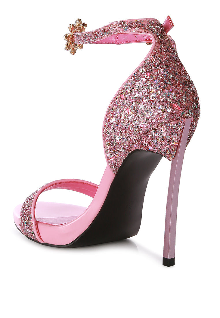 Straight Fire High Heel Glitter Stilettos