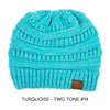 CC Two-Tone Super Soft Popular Beanies Hats