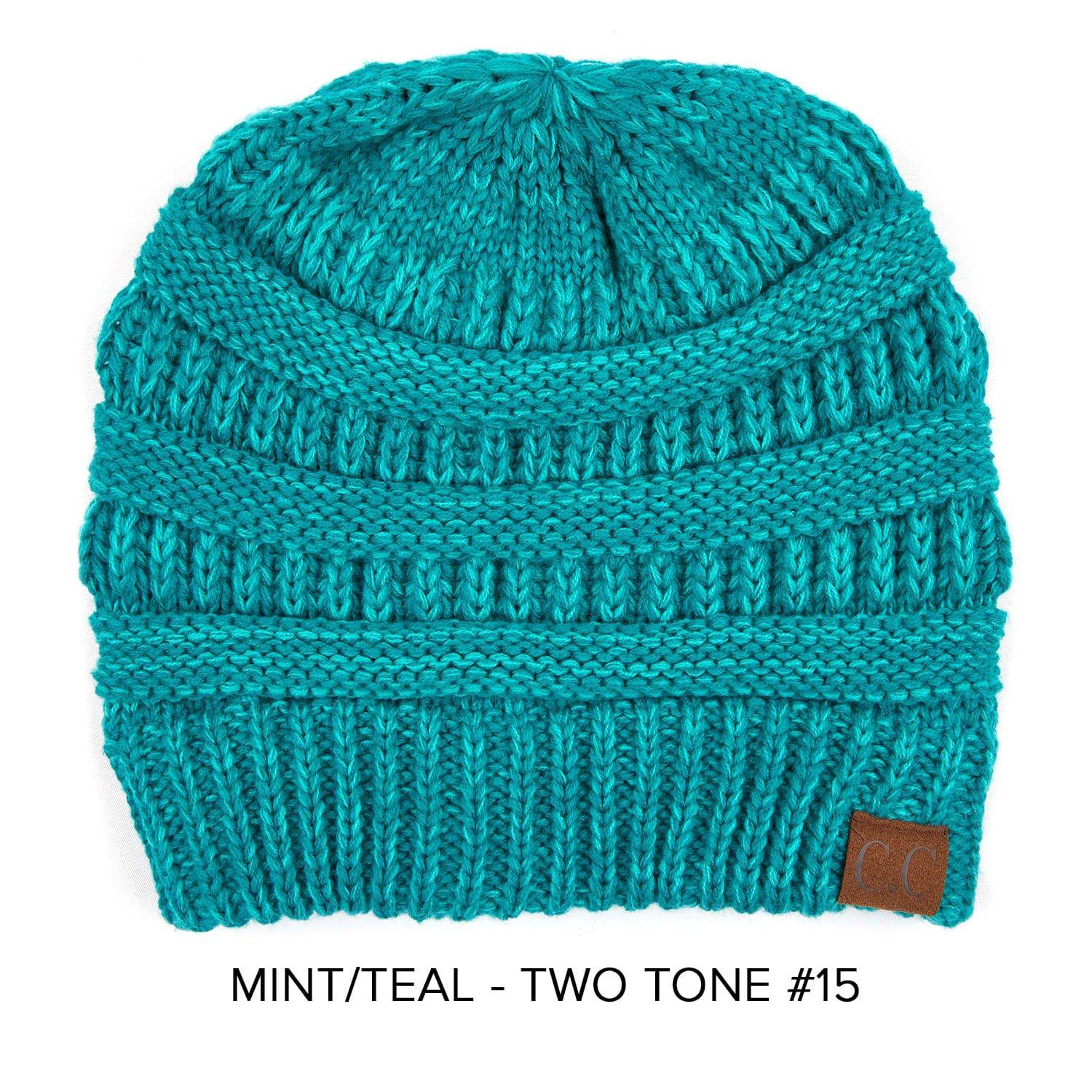 CC Two-Tone Super Soft Popular Beanies Hats