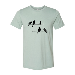 DT0250 Birds On Wire Shirt