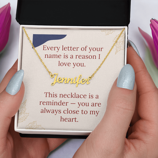 Name Necklace – Personalized & Elegant