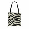 Double Sided Zebra Print Beach Shopper Tote Bag Medium