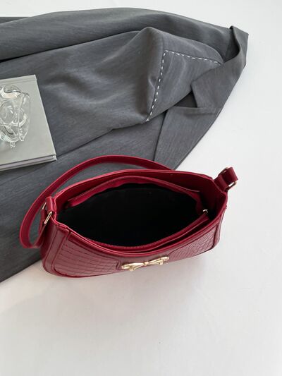 Bow PU Leather Shoulder Bag