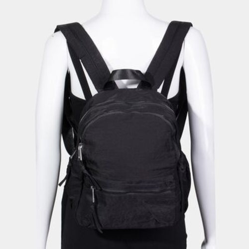 Fame Nylon Multi Pocket Backpack Bag