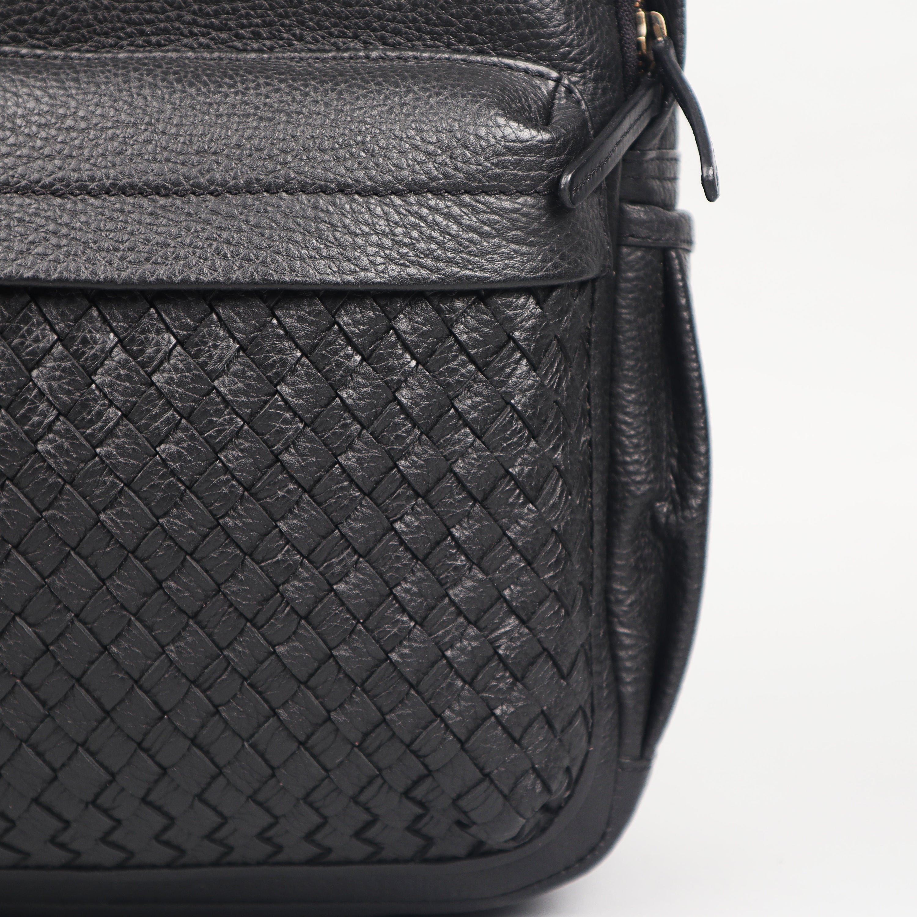 Weaved Journey Leather Backpack