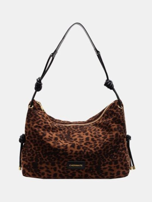 Suede Large Shoulder Bag