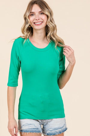 Mittoshop Round Neck Half Sleeve T-Shirt