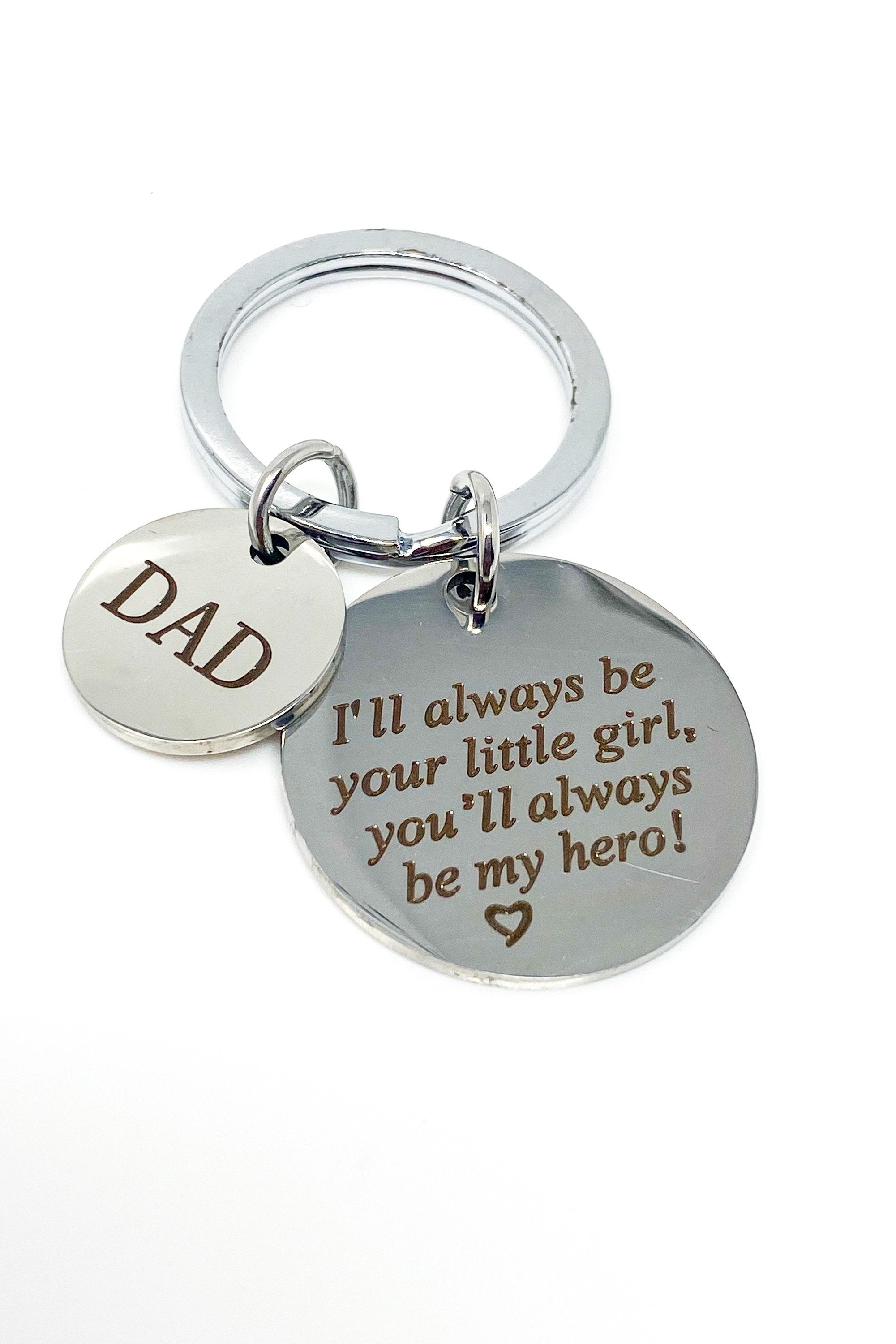 Keychain - Dad My Hero