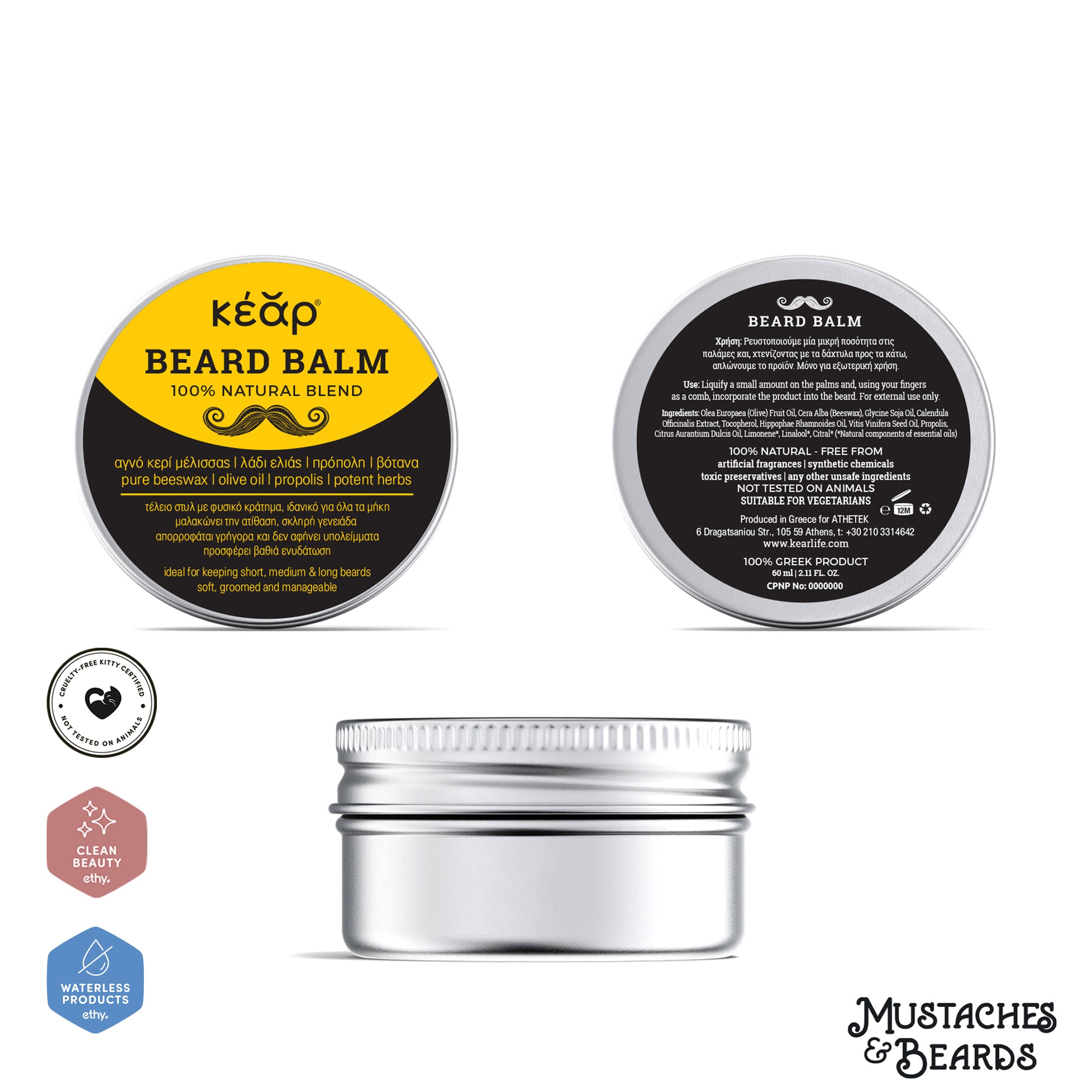 Soothing Sanctuary: Beard Balm & Calming Body Oil by Kear