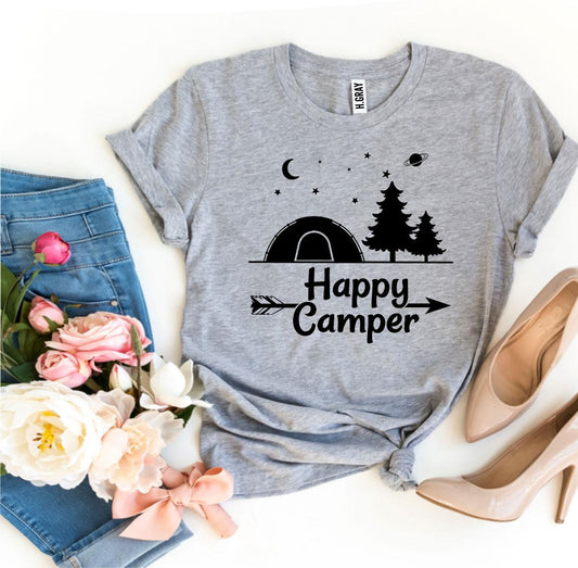 Happy Camper T-shirt-The Friend Kloset