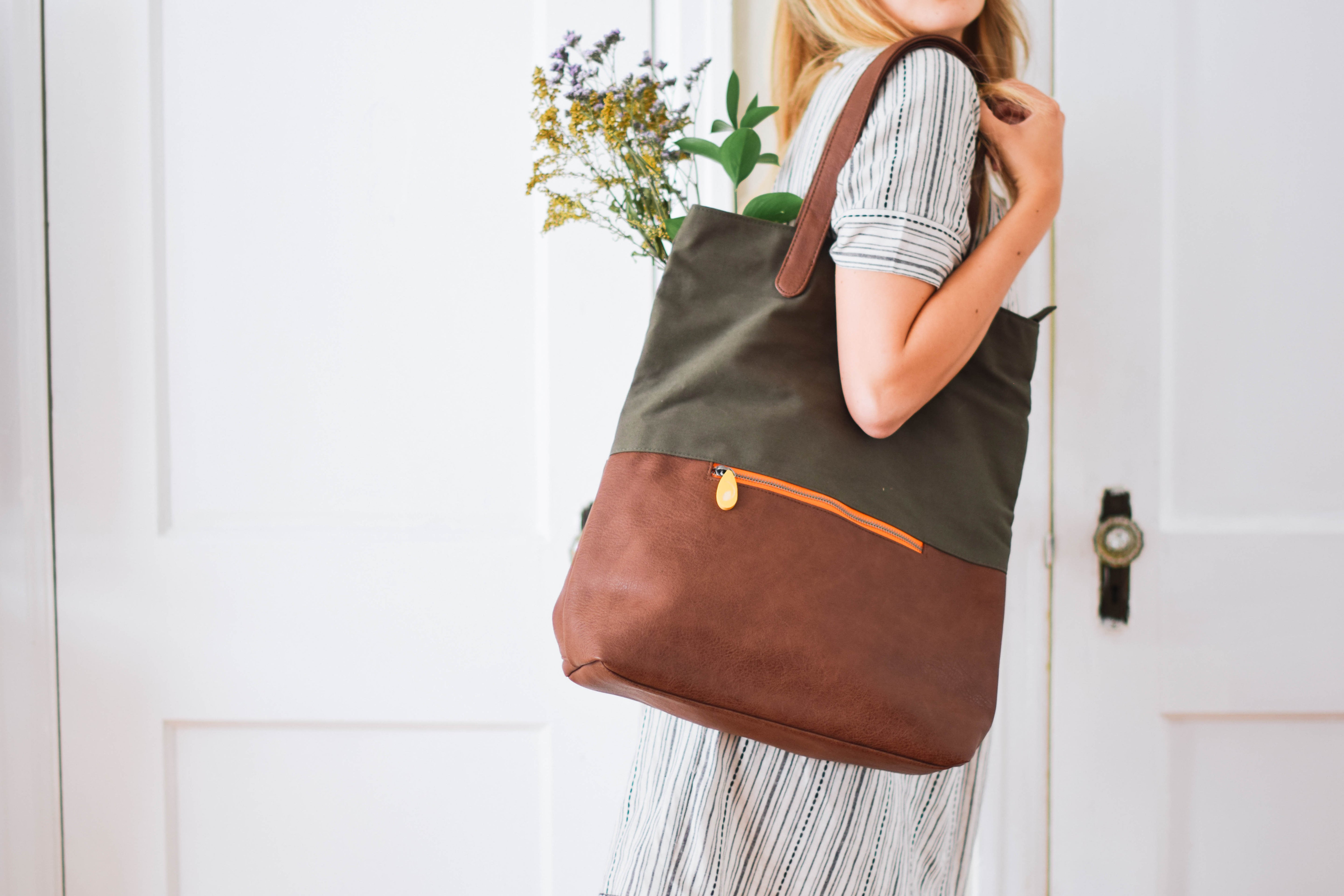 Greenpoint Backpack Purse - Slate/Maple