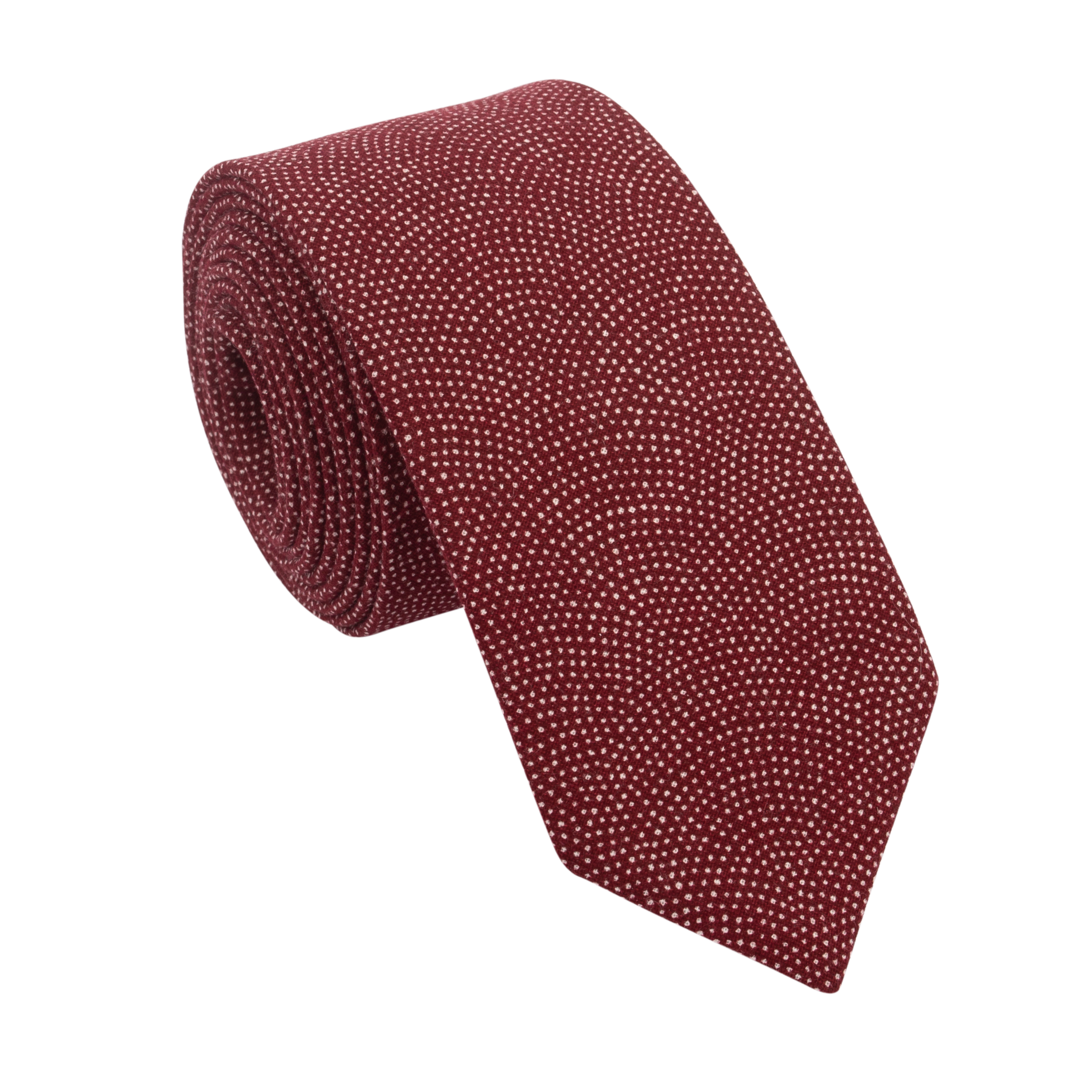 Burgundy Samekomon Japanese Tie