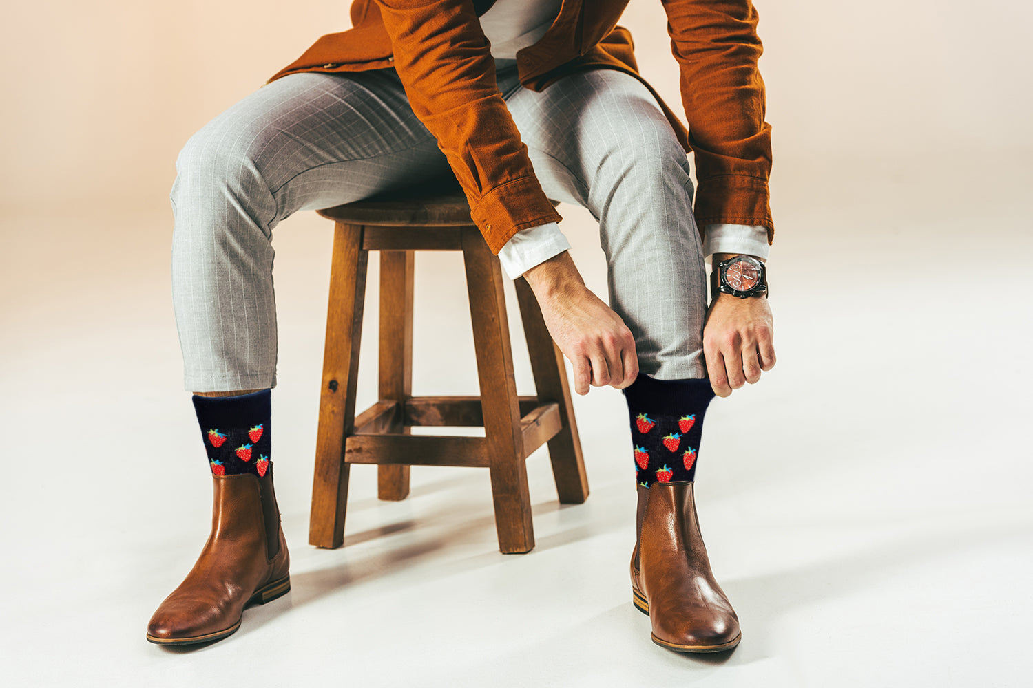 Sick Socks – Strawberry – Food Service Socks