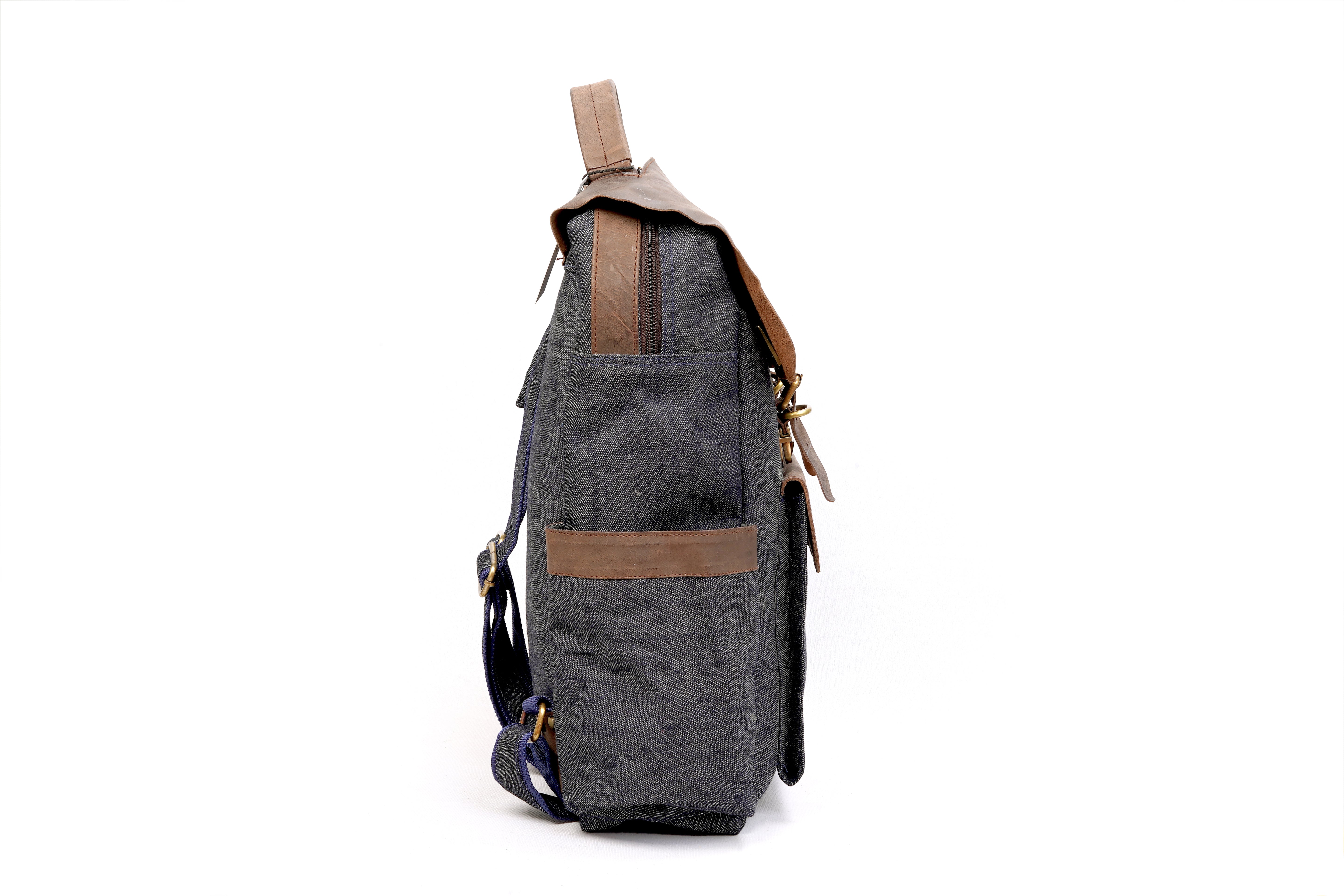 Handmade Unisex Canvas Backpack.