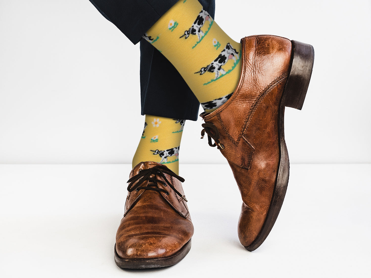 Cute Cotton Funny Animal Socks - Cow - For Men and Women-The Friend Kloset