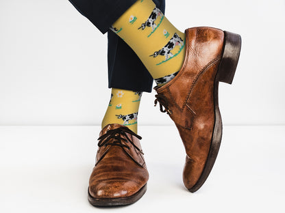 Cute Cotton Funny Animal Socks - Cow - For Men and Women-The Friend Kloset