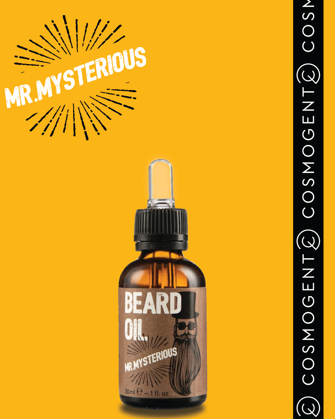 COSMOGENT Mr. Μysterious – Beard Oil 30ml