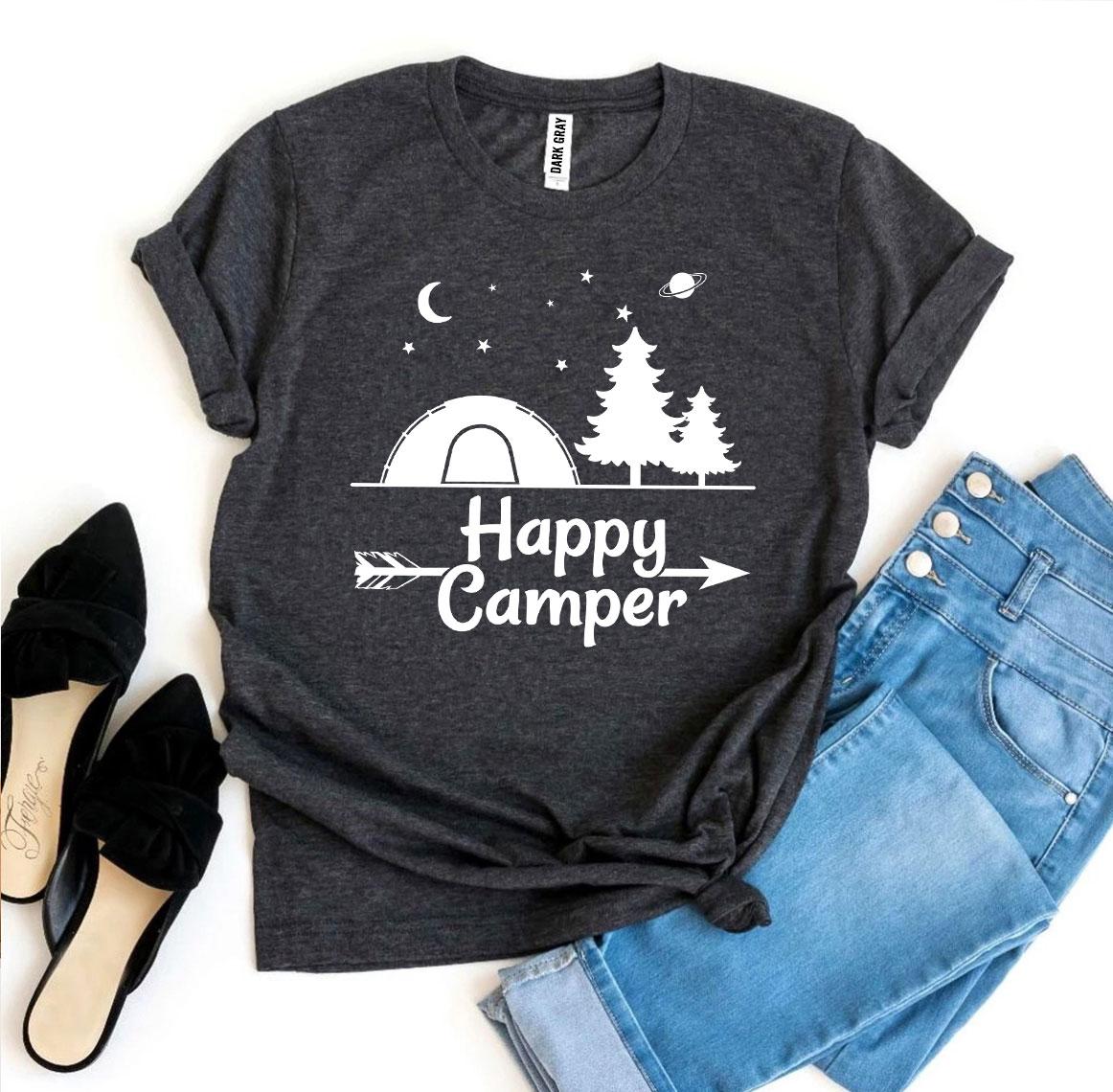 Happy Camper T-shirt-The Friend Kloset