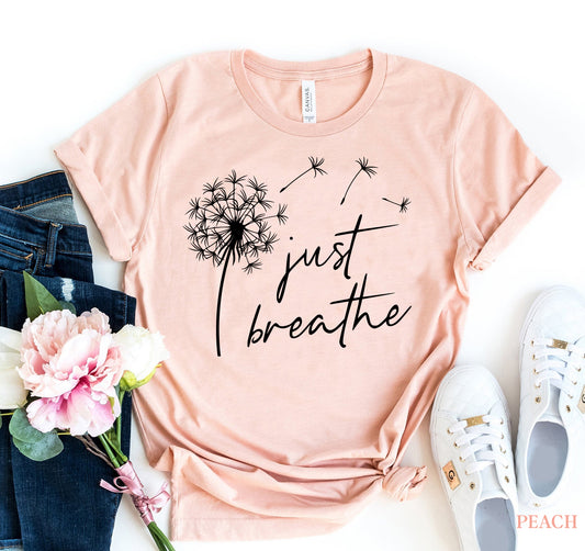 Just Breathe T-shirt-The Friend Kloset