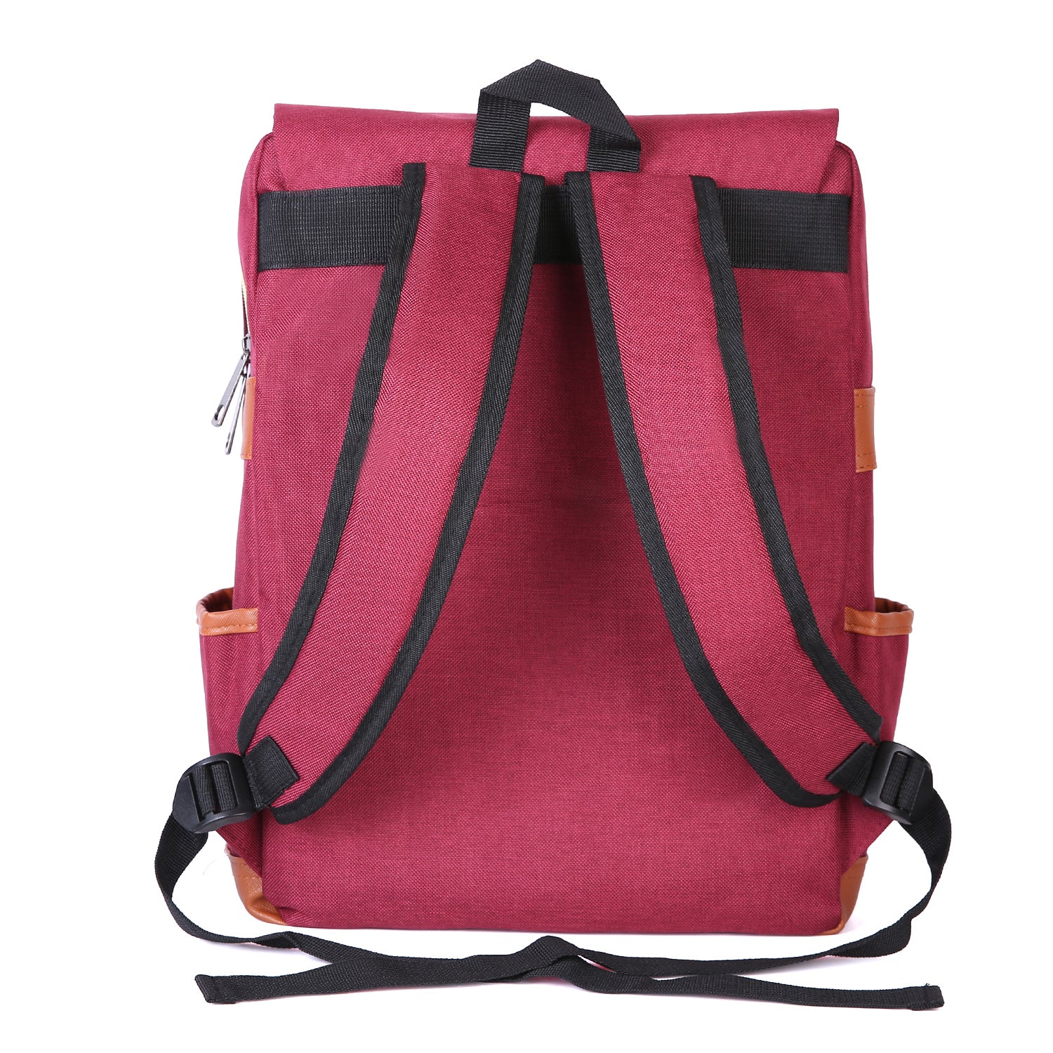 Slim Backpack,College,School &Business Fits 15-inch Laptop-Wine Red