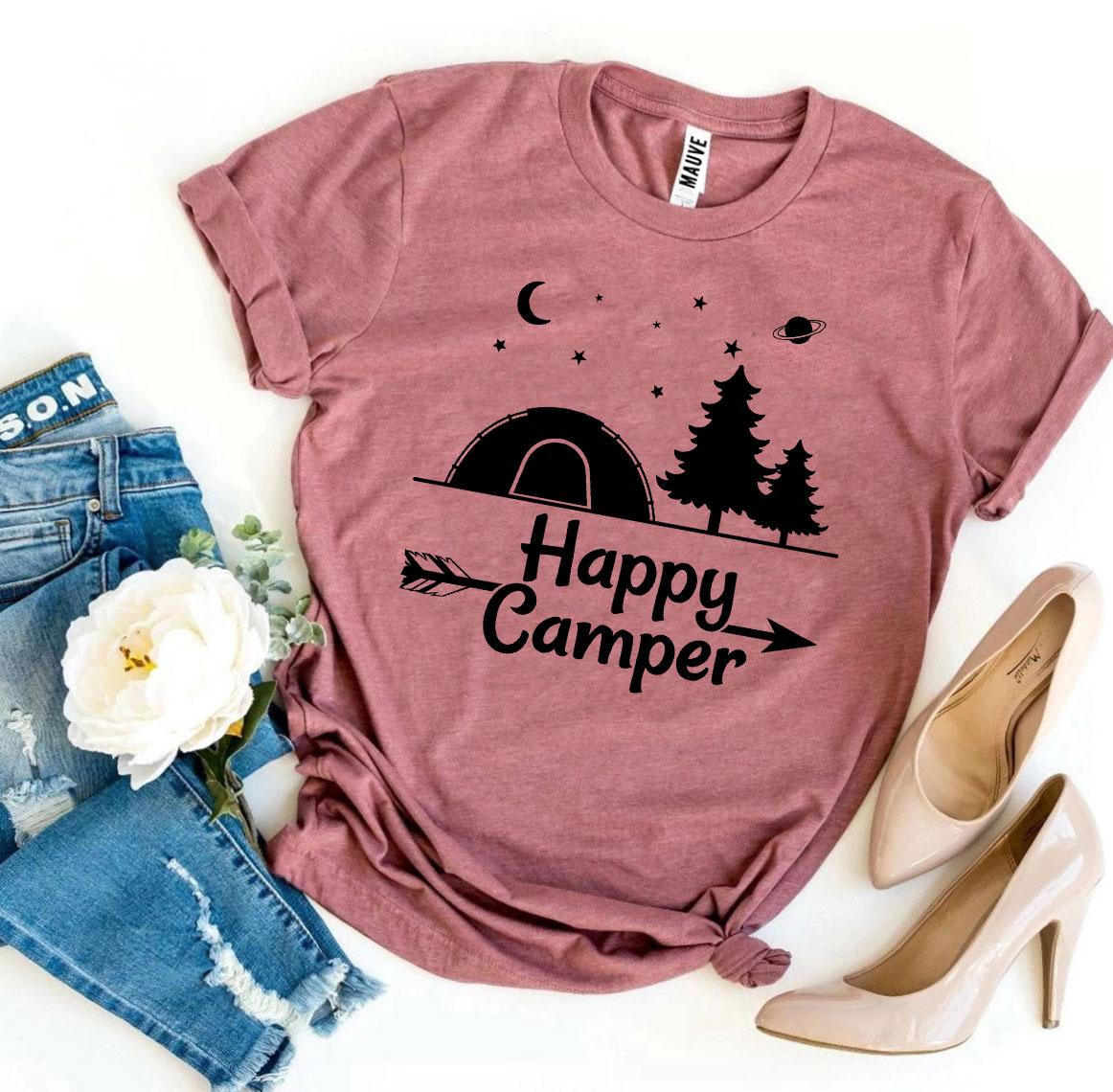 Happy Camper T-shirt-The Friend Kloset