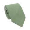 Clay Green Linen Tie