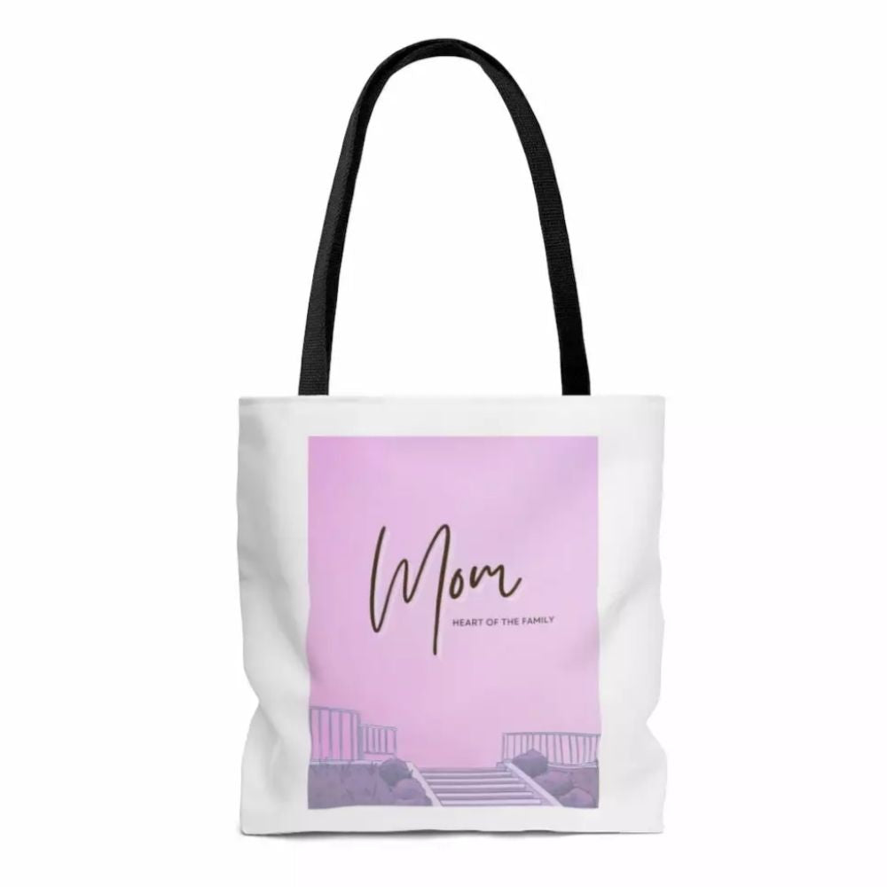 Shopper Tote Mom is The Heart Of The Family Bag Medium