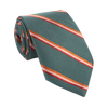 Monza Green Stripe Silk Tie