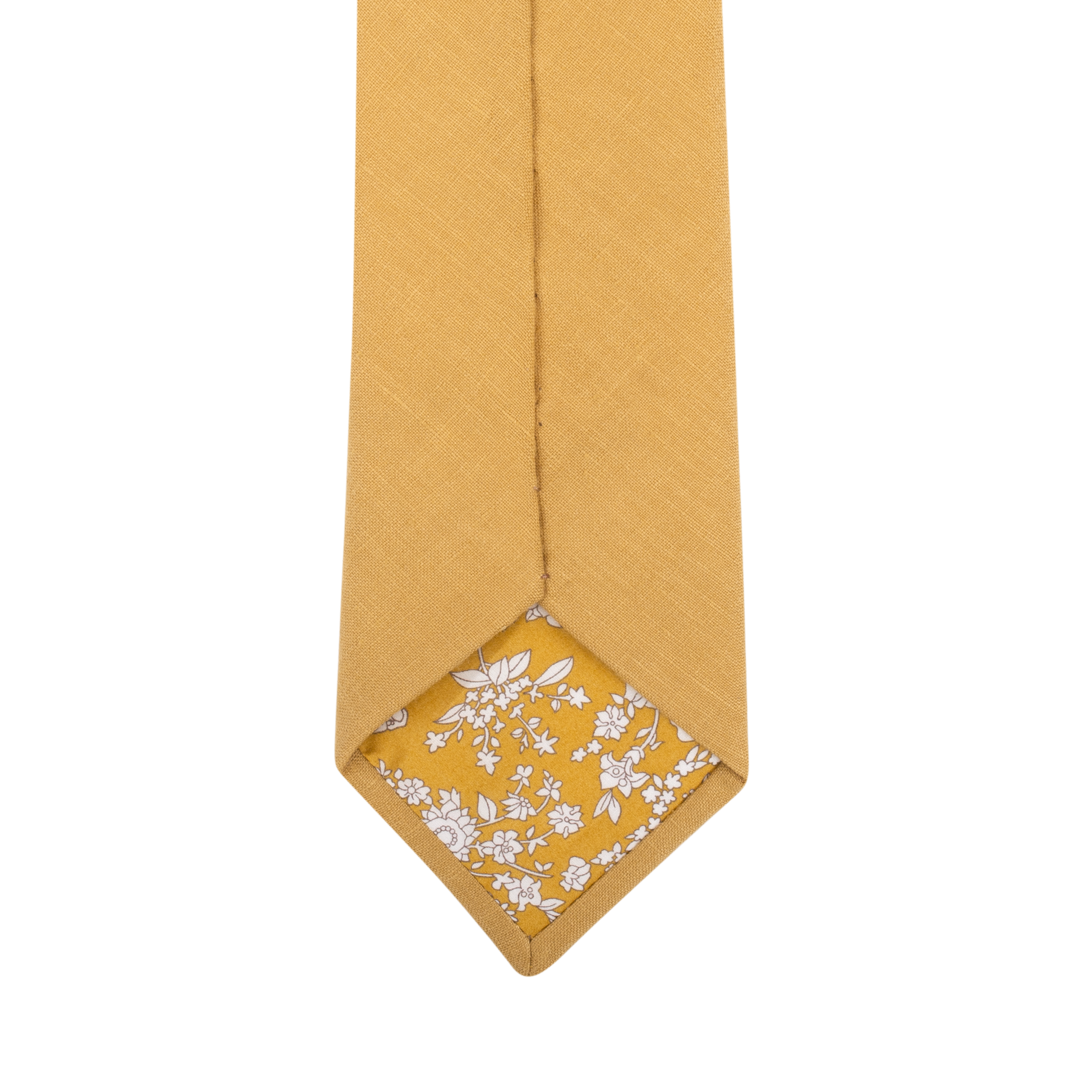 Mustard Linen Tie