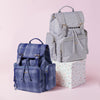 Fashion Tweed Baby Diaper Bag Backpack