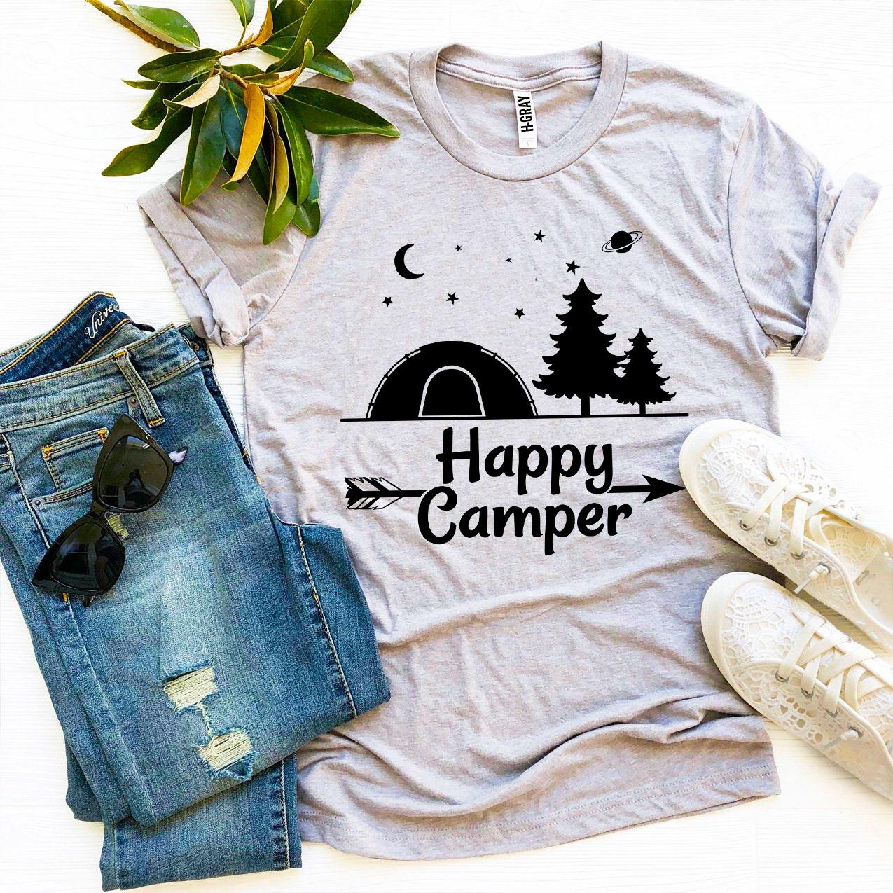 Happy Camper T-shirt-The Friend Kloset