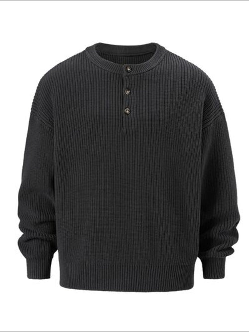 Men's Round Neck Long Sleeve Sweater