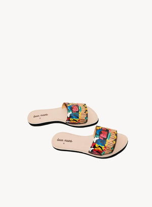 Hand Painted Slide Sandal