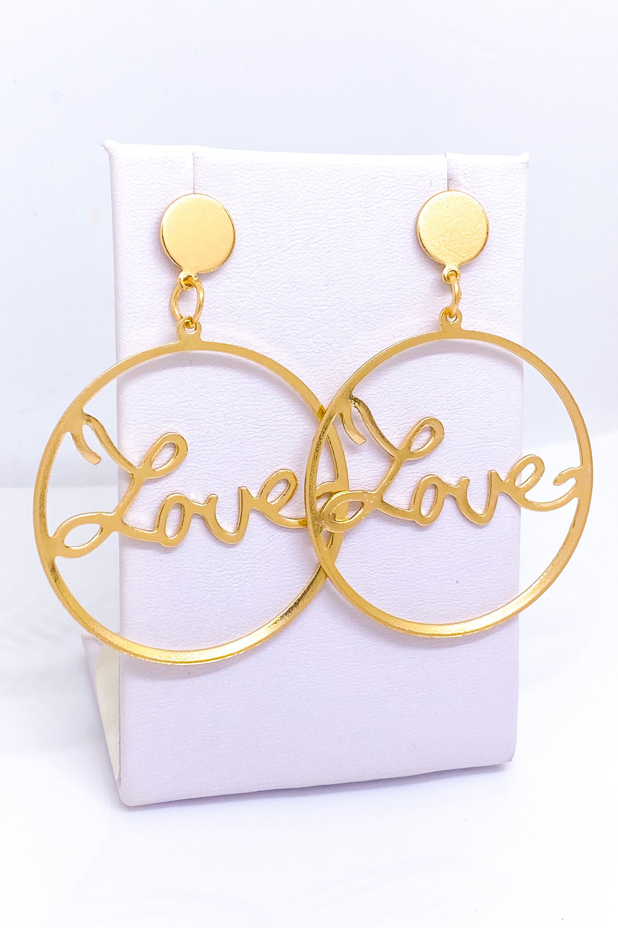 Hoops - Love Earrings