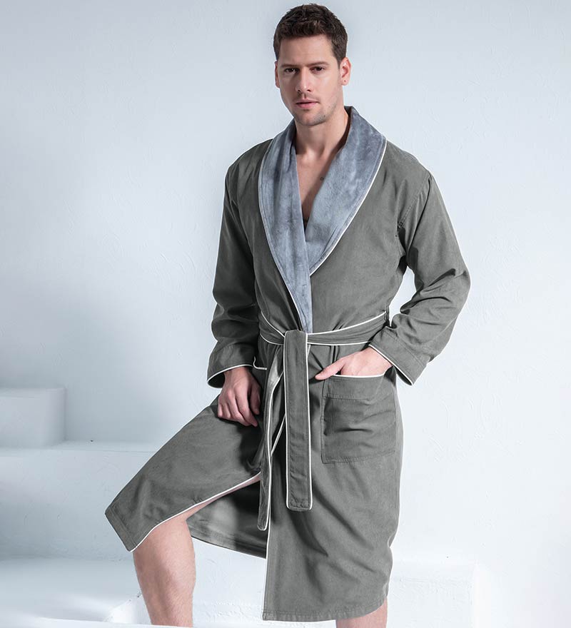 Men's Luxury Microfiber Spa Robe