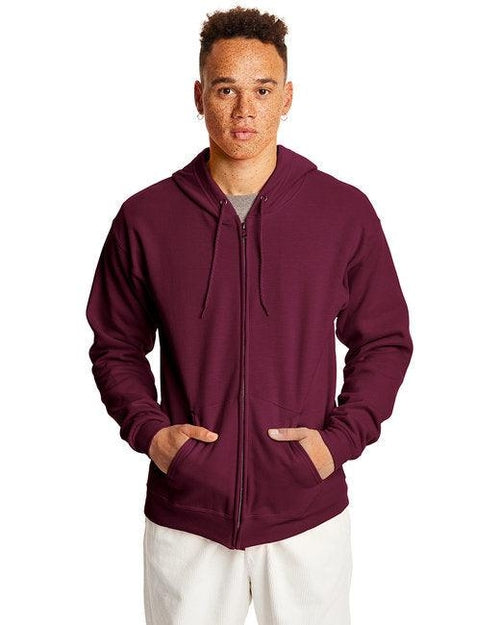 Hanes EcoSmart Full-Zip Hooded Sweatshirt P180