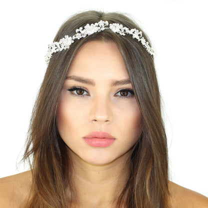 Crystal Vines Headpiece-The Friend Kloset